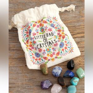 Natural life little Bag of Crystals perfect Gift inspires positivity happiness